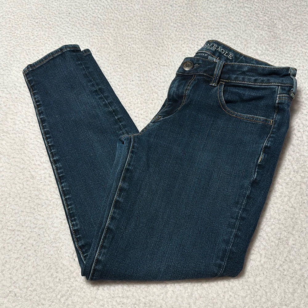 American Eagle Ladies Super Stretch X4 Jeggings, EUC, Size 8 Short